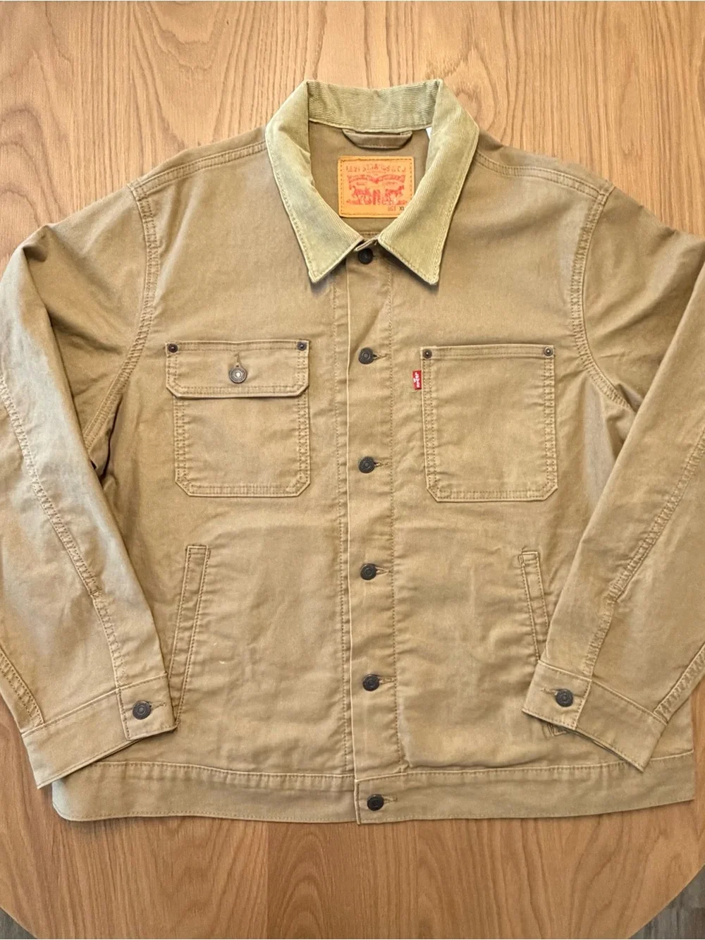 Levi's Olive-Tan Military Field Jacket